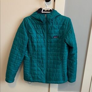 Patagonia Teal Nano Puff Jacket